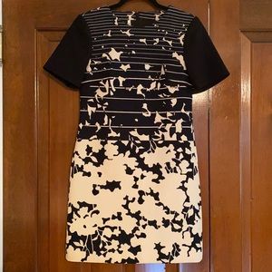 4 collective by Tibi Black Floral Dress- size 2